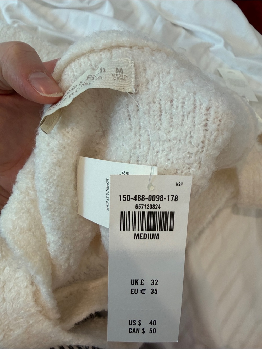 Abercrombie & Fitch Cream Knit Cardigan, Tank and Shorts Set - Picture 8 of 15